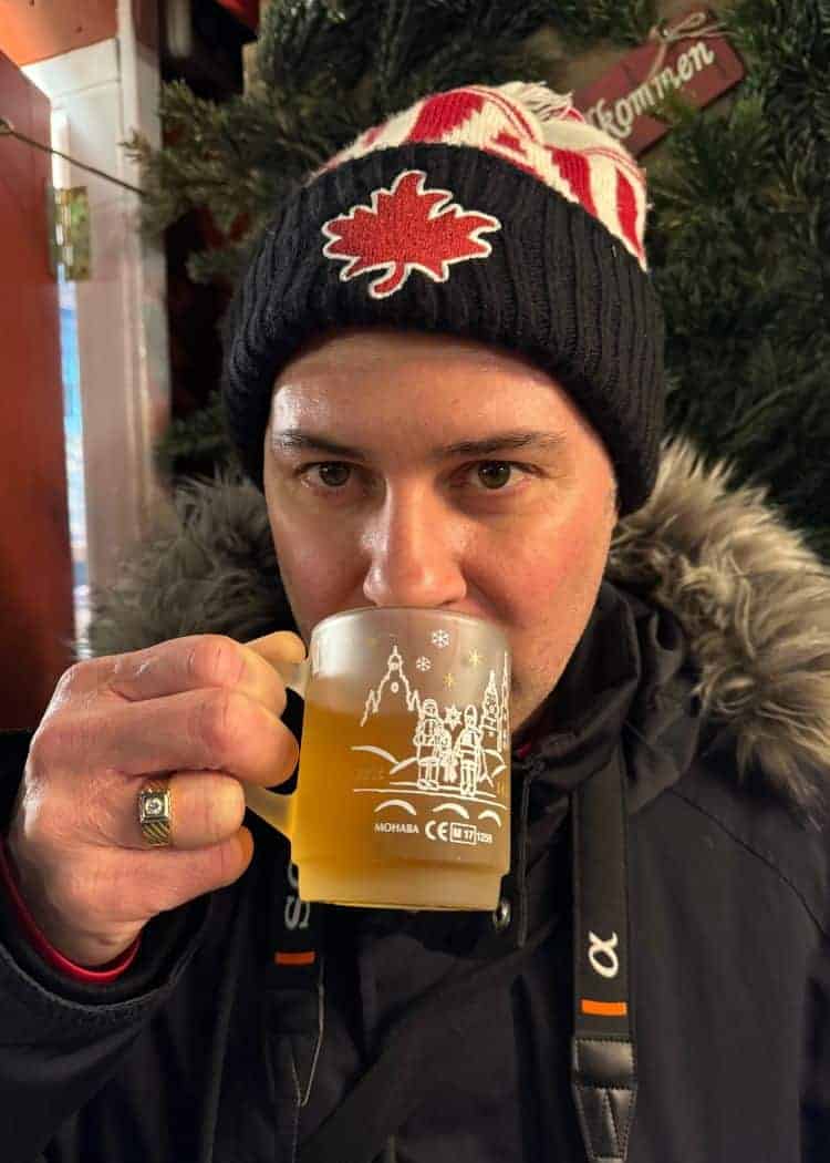 Is-Dresden-Worth-Visiting-Husband-warming-up-with-gluhwein
