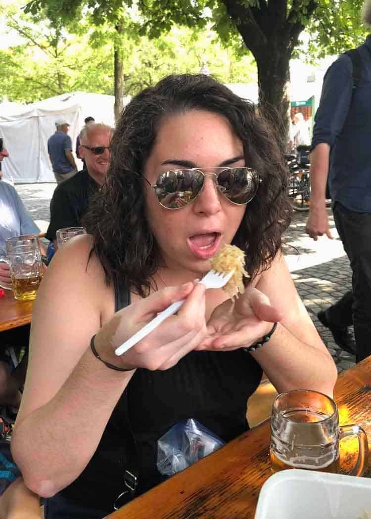 Kids trying Sauerkraut