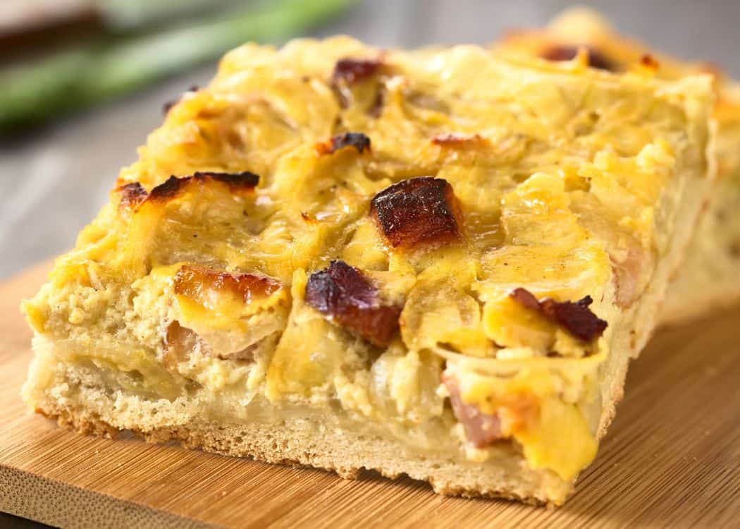 Traditional German Zwiebelkuchen