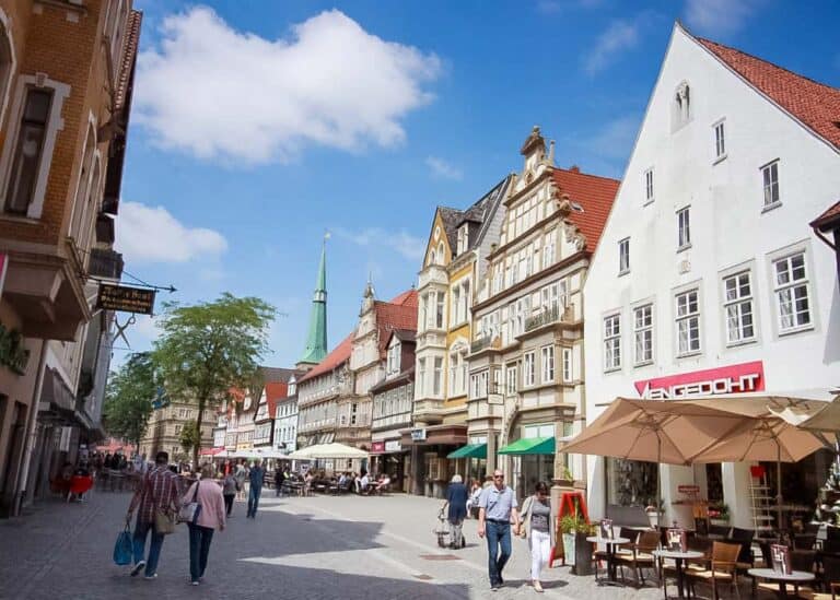 Hamelin-Germany-street-view-of-the-town