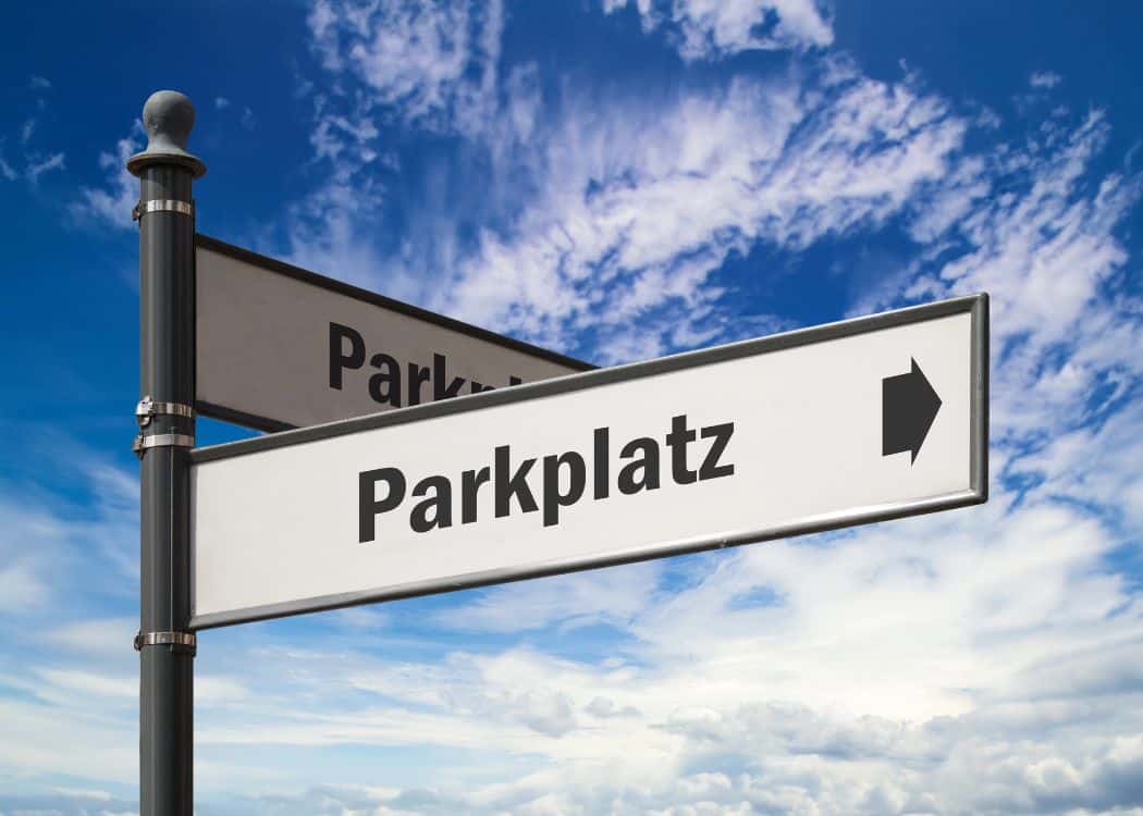 Parkplatz Sign