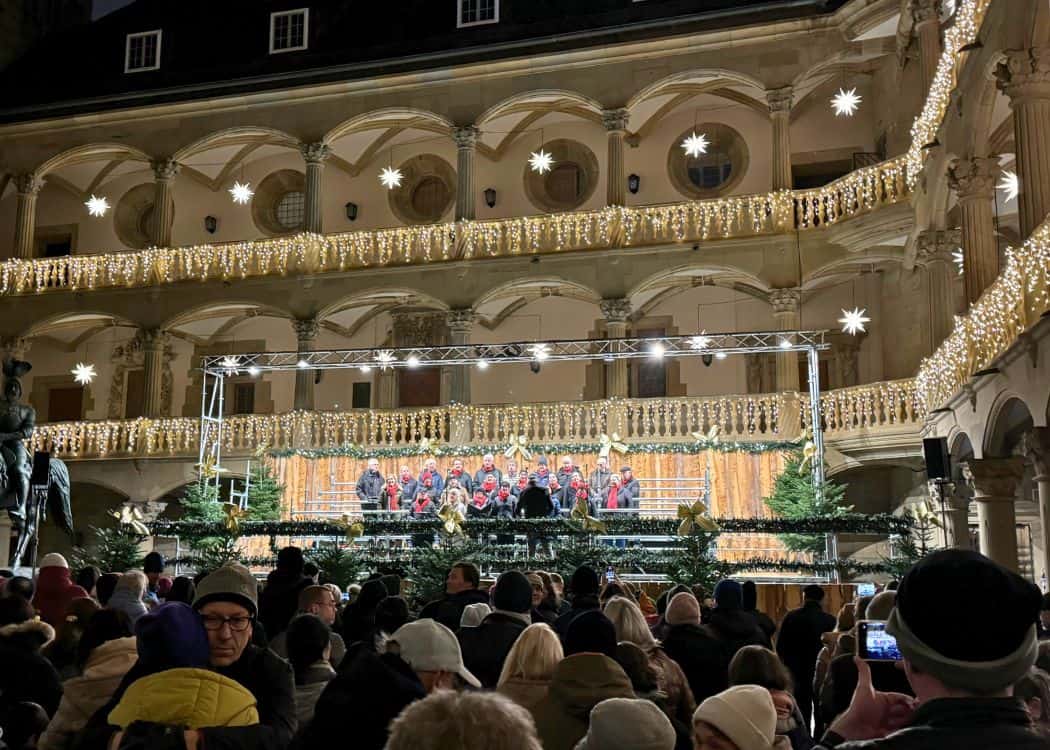 Stuttgart Christmas Market - Concert at the Altes Schloss