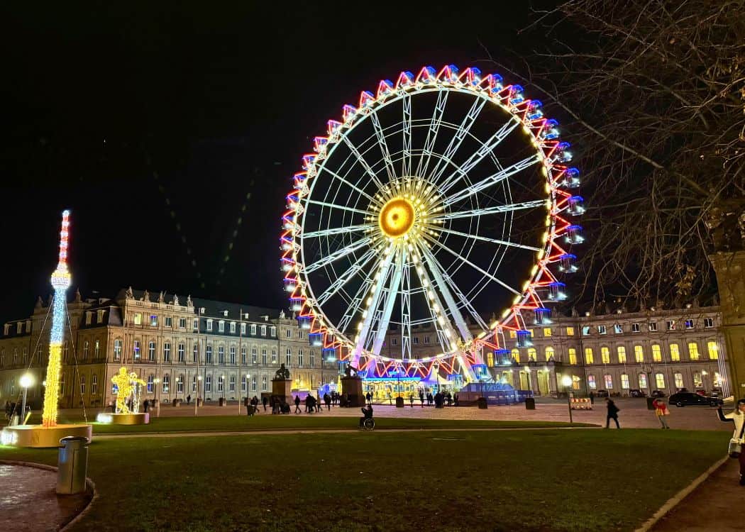 Stuttgart Christmas Market - Schlossplatz with Riesenrad