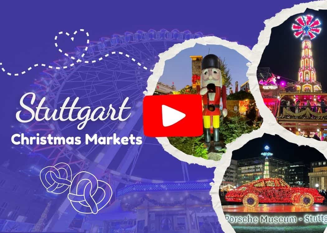 Stuttgart Christmas Market YouTube Thumbnail for Blog Post