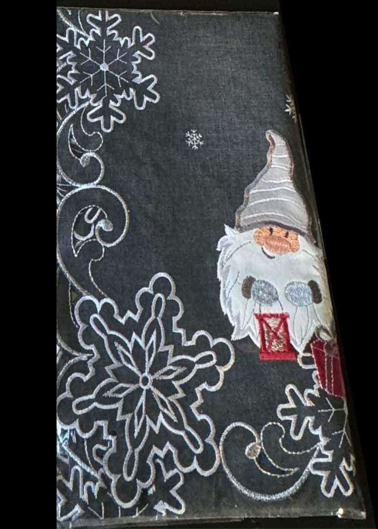 German Christmas Market Souvenirs - Gnome Table Runner