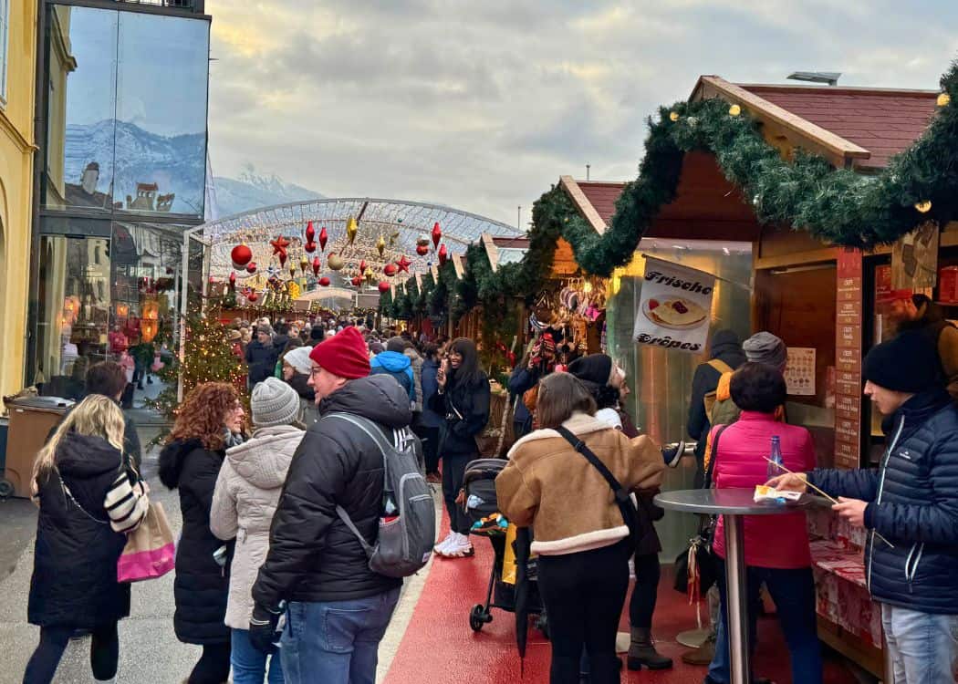 Innsbruck Christmas Markets - Busy market