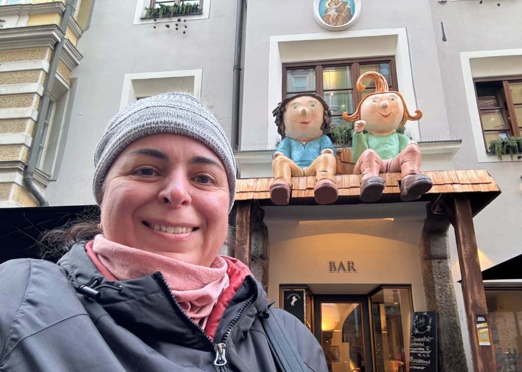 Innsbruck Austria - Max Und Moritz figures in Märchengassse