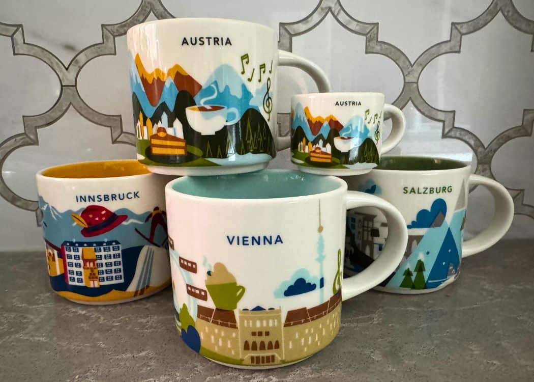 Souvenirs From Austria - Starbucks Mugs