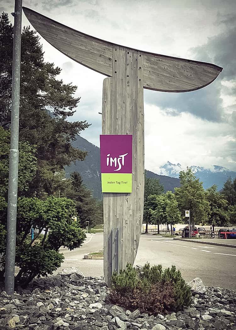 Arriving in Imst for Alpine Coaster