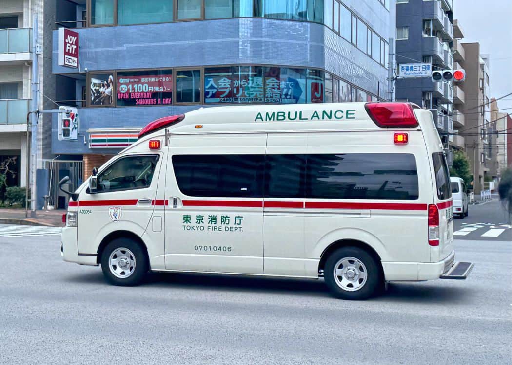 Ambulance in Tokyo