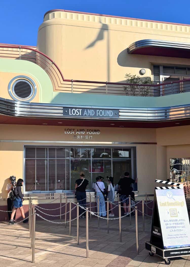 Lost and Found at Universal Studios Japan