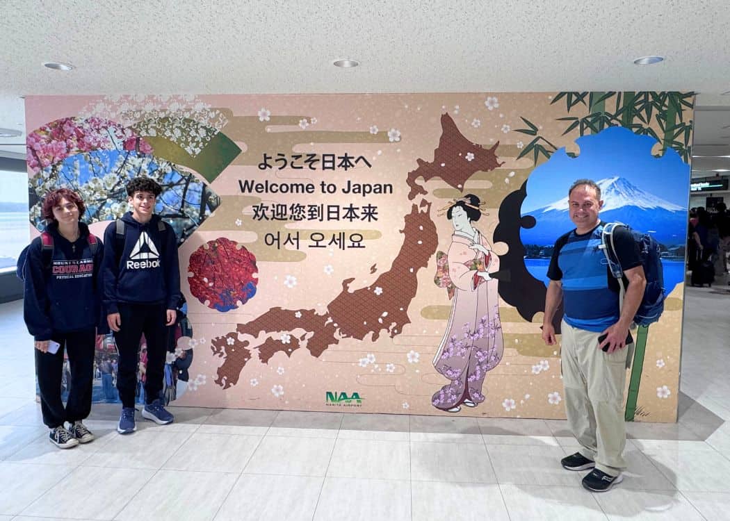 Us Arriving at Narita Airport