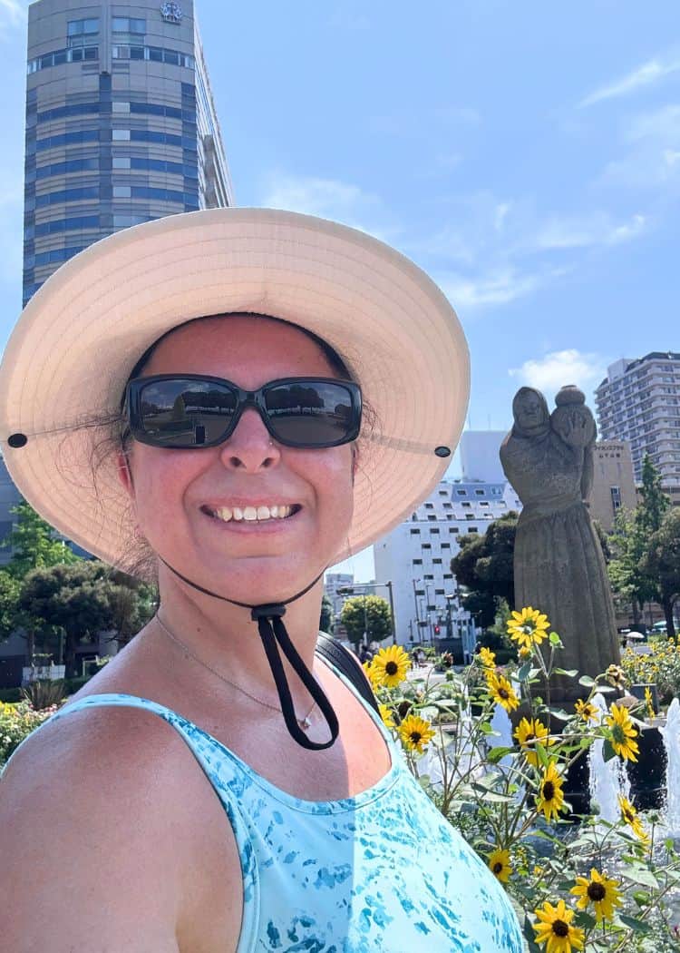 Yokohama - Me at Yamashita Park