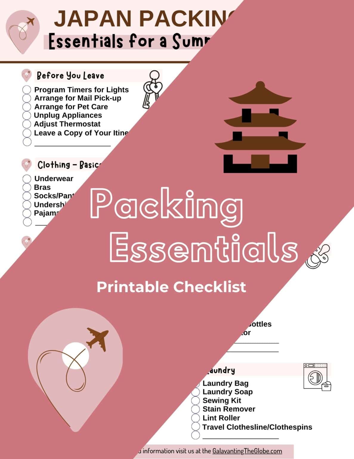 Packing List Example Japan Ultimate Japan Summer Packing List for Travellers (With FREE Printable)