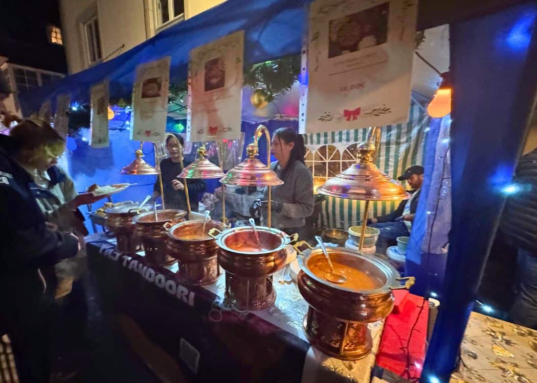 Tubingen - Indian food stand