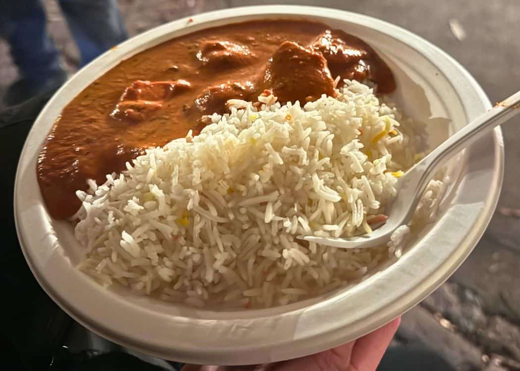 Tubingen - Plate of Indian food